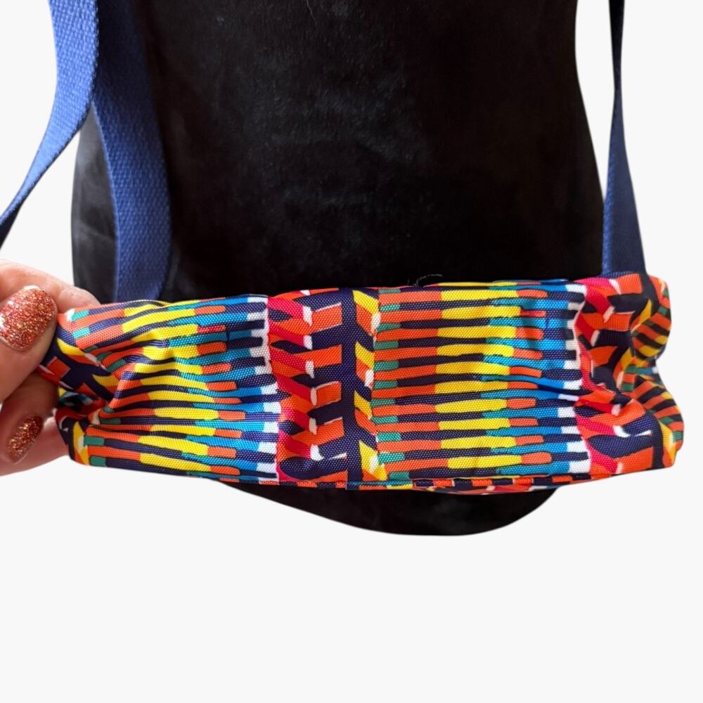 Kipling Multicolor Geometric Print Crossbody Bag … - image 5